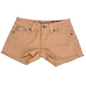 Miss Me Women's Peach Low Rise size 26 Shorts